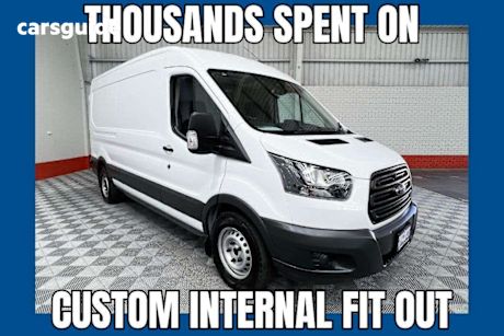 White 2018 Ford Transit Van 350L Lwb High Roof