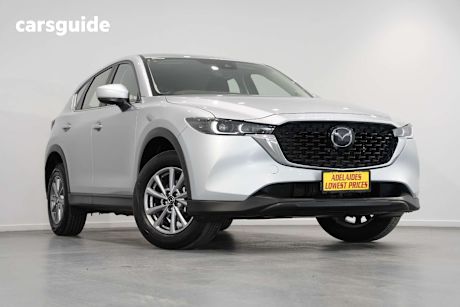 Silver 2023 Mazda CX-5 SUV G20 MAXX F