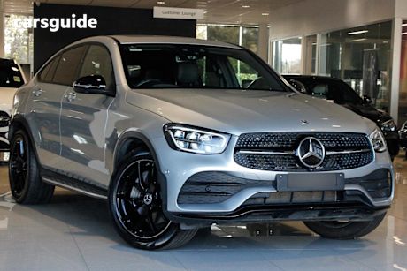 Silver 2022 Mercedes-Benz GLC300 Coupe 4Matic