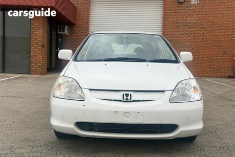 White 2000 Honda Civic Hatchback Vi
