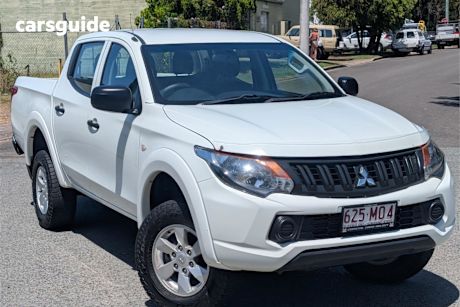 White 2016 Mitsubishi Triton Ute Tray GLX+ 4X4
