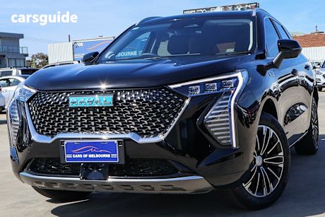 Black 2023 GWM Haval Jolion SUV ULTRA HYBRID F
