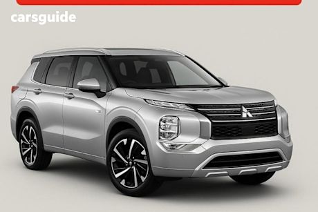 Silver 2023 Mitsubishi Outlander Wagon Aspire 7 Seat (2Wd)