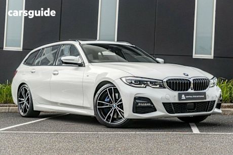 White 2021 BMW 330I Wagon Touring M Sport