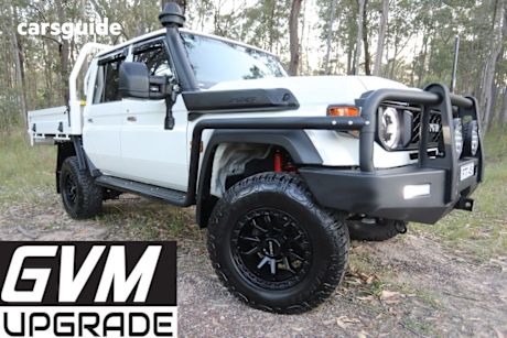 White 2024 Toyota Landcruiser Double Cab Chassis Lc79 Gxl