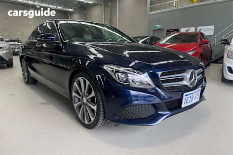 Blue 2016 Mercedes-Benz C-CLASS Sedan C250 R
