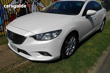 White 2013 Mazda 6 Sedan Touring