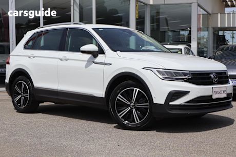 White 2023 Volkswagen Tiguan SUV 110TSI LIFE F