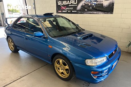 Blue 1999 Subaru Impreza Sedan WRX STI