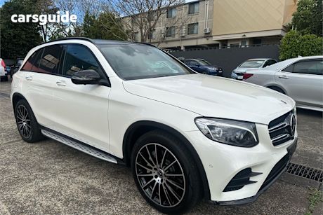 White 2019 Mercedes-Benz GLC-Class SUV GLC350 D 4WD