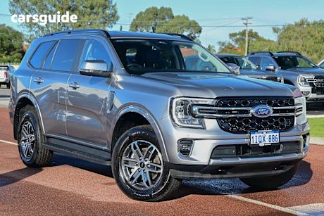 Silver 2024 Ford Everest SUV TREND 4X4