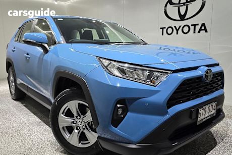 Blue 2024 Toyota RAV4 SUV GX F