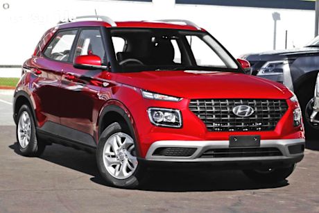 Red 2025 Hyundai Venue SUV F