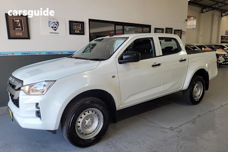 White 2021 Isuzu D-MAX Crew Cab Utility Sx (4X2)