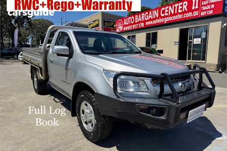 Silver 2014 Holden Colorado Cab Chassis Lx (4X4)