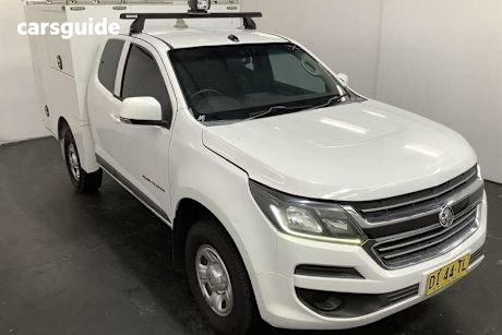 White 2017 Holden Colorado Space Cab Chassis Ls (4X4)