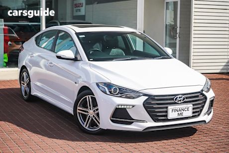 Blue 2018 Hyundai Elantra Sedan Sr Turbo (Red)