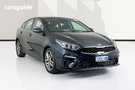 Blue 2019 Kia Cerato Sedan Sport+