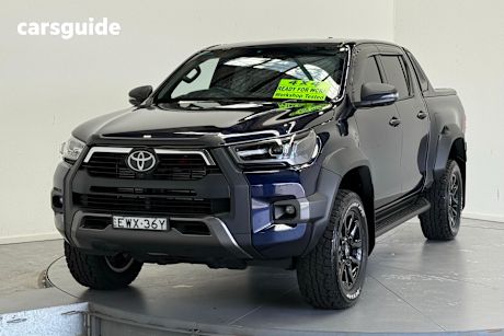 Blue 2022 Toyota Hilux Ute Tray ROGUE 4X4