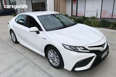 White 2024 Toyota Camry Sedan Ascent Sport Hybrid