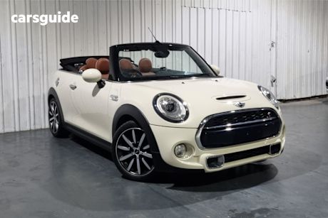 White 2017 Mini Convertible Convertible COOPER S F