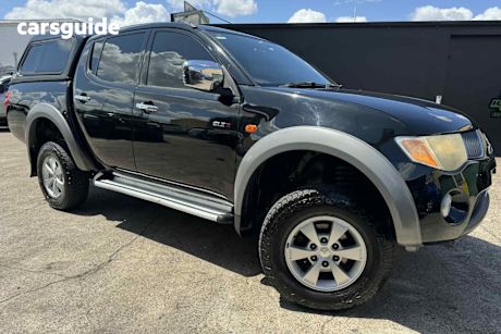Black 2007 Mitsubishi Triton Double Cab Utility Glx-R (4X4)