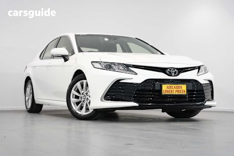 White 2021 Toyota Camry Sedan ASCENT F