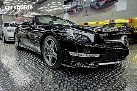 Black 2014 Mercedes-Benz SL-Class Sedan SL63 AMG R
