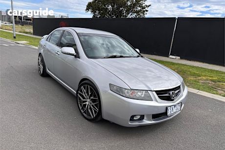 Silver 2005 Honda Accord Euro Sedan