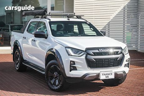 White 2021 Isuzu D-MAX Crew Cab Utility X-Terrain (4X4)