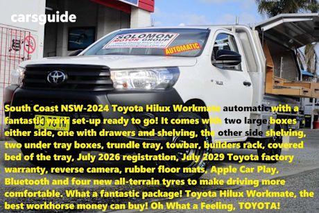 Other 2024 Toyota Hilux Cab Chassis Workmate (4X2)