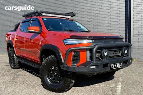 Orange 2022 LDV T60 Ute Tray MAX LUXE 4X4