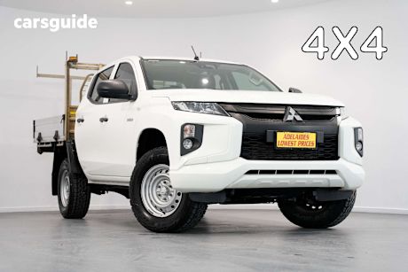 White 2021 Mitsubishi Triton Ute Tray GLX 4X4
