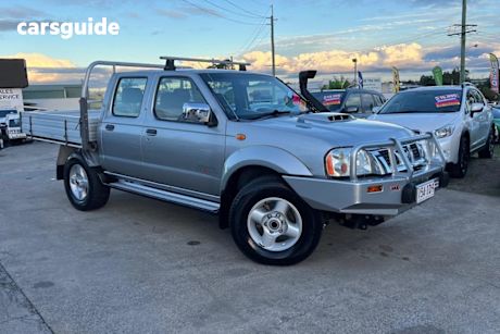 Silver 2008 Nissan Navara Dual Cab Pick-up St-R (4X4)