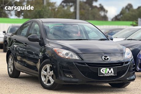 Black 2010 Mazda Mazda3 Sedan MAXX F