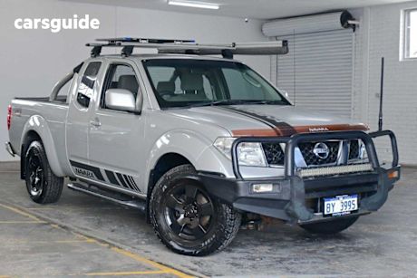 Silver 2009 Nissan Navara Ute Tray ST-X