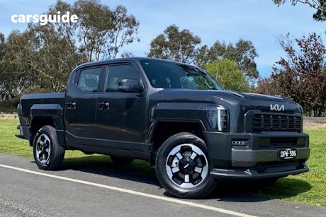 Grey 2025 Kia Tasman Ute Tray SX+ 4X4