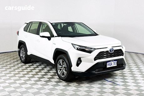 White 2022 Toyota RAV4 Wagon Gx (2Wd) Hybrid