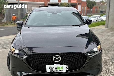 Black 2022 Mazda 3 Hatchback G20 Touring