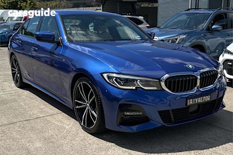 Blue 2020 BMW 3 Sedan 330I M SPORT R