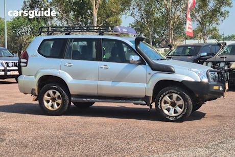 Silver 2004 Toyota Landcruiser Prado Wagon Gxl (4X4)