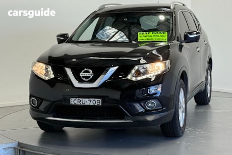 Black 2014 Nissan X-Trail Wagon St-L 7 Seat (Fwd)