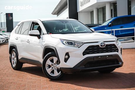 White 2020 Toyota RAV4 Wagon Gx (Awd) Hybrid