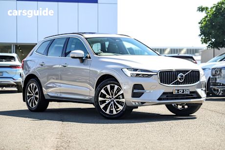 Silver 2025 Volvo XC60 Wagon Plus B5 Mhev