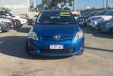 Blue 2012 Toyota Corolla Hatch ASCENT F