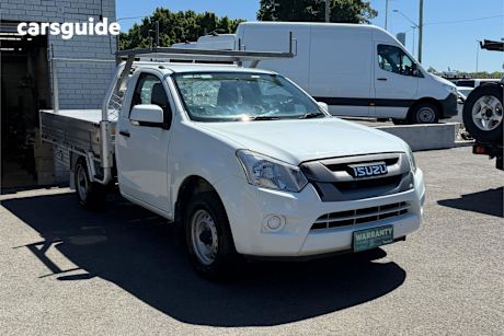 White 2019 Isuzu D-MAX Cab Chassis Sx Low-Ride (4X2)