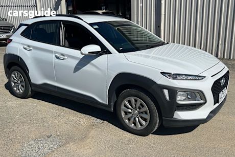 White 2019 Hyundai Kona Wagon Go (Fwd)