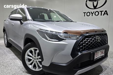 Silver 2022 Toyota Corolla Cross SUV GX F