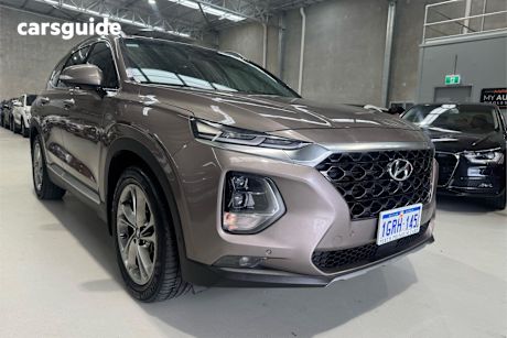 Bronze 2019 Hyundai Santa FE Wagon Highlander Crdi Satin Awd