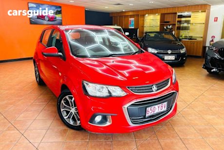 Red 2018 Holden Barina Hatch LS F